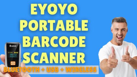 Eyoyo Bluetooth Portable Barcode Scanner Review with Demo